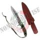 Coltello Lama Fissa Rambo V BR1con Fodero Pelle  Art. RM-V 