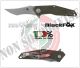 Coltello Serramanico Black FOX Kravi Shai G10 Green Hdl Lama Chiara BF729SW BF 729SW Art. BF-729SW