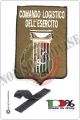 Patch Toppa Ricamata con Velcro COMANDO LOGISTICO DELL'ESERCITO  cm 7x11  Art.NSD-COMANDO