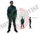 Completo Operativo Ordine Pubblico Tuta Operativa Giacca + Pantaloni Colore VERDE GPG IPS Guardie Giurate  FEDERCACCIA VIGILANZA AMBIENTALE VENATORIA ZOOFILA  New Art. OP-VERDE