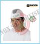Cuffia Bianca Berretto con Rete Uomo Banconiere Cuoco Alimentarista Pasticcere Siggi Art.28BE0014/00 