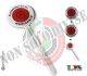 Paletta Segnaletica Rosso + Rosso 3 M Omologata Protezione Civile Nazionale VENDITA RISERVATA  Art. R0077
