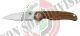 Coltello da Tasca Serramanico Black Fox Argus BF-760W Satin D2 Zebra Wood Art. BF-760W