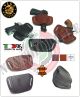 Fondina a Canna Scoperta Cuoio con Elastico Porto Occulto In Cuoio Colore Nero o Marrone  Vigilanza GPG IPS Polizia Carabinieri Vega Holster Art.FA1