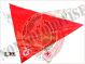 Foulard Sciarpa Triangolo con Ricamo CRI C.R.I. Croce Rossa Italiana Novità Art.NSD-CRI-F