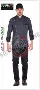 Giacca Cuoco Chef Sartoriale Antimacchia Islanda Jeans con Toppe Pangea Art.IT0302  