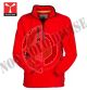 Pile Maglione Maglioncino Zip Collo Rosso Fluo' DOLOMITI+ Payper Art. DOLOMITI+R