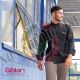 Giacca Cuoco Chef Slim Fit Professionale Nera Tortora Vulcano Possibilità di Personalizzazione con Nome Ricamato Giblor’s Art. 20P08G171