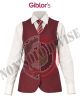 Gilet Professionale Donna Bordeaux GIBLOR'S Bar Ristorante Hotel Art. 270BX