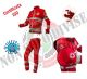 Divisa Completa di Giacca + Pantaloni Elasticizzati Certificata ISO Emo Derivati  AMBULANZA CORTO  Capitolato Croce Rossa Italiana New World Art. 26017-G+P