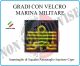 Grado a Velcro Giubbotto Navigazione Marina Militare Ammiraglio di Squadra Art.M-26