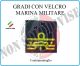Grado a Velcro Giubbotto Navigazione Marina Militare Contrammiraglio  Art.M-24