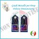 Gradi Metallo Polizia Penitenziaria per Drop Agente Scelto  Art.PP-2