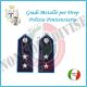 Gradi Metallo Polizia Penitenziaria per Drop Vice  Commissario Art.PP-14
