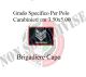 Gradi New Polo Ordine Pubblico più Piccoli cm 3.50x5.00  Carabinieri con Velcro BRIGADIERE CAPO  Art.CC-P7