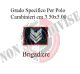 Gradi New Polo Ordine Pubblico più Piccoli cm 3.50x5.00  Carabinieri con Velcro BRIGADIERE Art.CC-P6