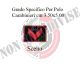 Gradi New Polo Ordine Pubblico più Piccoli cm 3.50x5.00  Carabinieri con Velcro CARABINIERE SCELTO Art.CC-P2