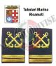 Gradi Tubolari Ricamati Marina Militare Italiana Nocchiere di Porto Capo di 2 Classe Art.MM-18