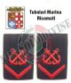 Gradi Tubolari Ricamati Marina Militare Italiana Nocchiere di Porto Comune di 1 Classe  Art.MM-10