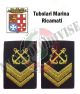 Gradi Tubolari Ricamati Marina Militare Italiana Nocchiere di Porto Sergente  Art.MM-15