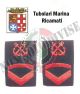 Gradi Tubolari Ricamati Marina Militare Italiana Nocchiere di Porto Sottocapo di 3 Classe  Art.MM-12