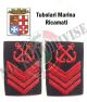 Gradi Tubolari Ricamati Marina Militare Italiana Nocchiere di Porto Sottocapo  Art.MM-11