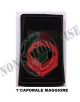 Gradi Tubolari Esercito Italiano 1° Caporal Maggiore Fondo Nero o Verde Art. NSD-1CM