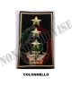 Gradi Tubolari Esercito Italiano Colonnello Fondo Nero o Verde Art. NSD-COL