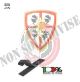 Scudetto Patch Toppa Ricamata a Macchina con Velcro Omerale Granatieri di Sardegna Art. OME-7