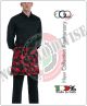 Grembiule Falda Banconiere Con Tascone IBISCUS cm 40x70 Ego Chef Italia Art. 700140