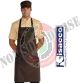Grembiule Cucina Pettorina con Tascone cm 90x70 Cacao Isacco Italia Art. 087017-1