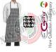 Grembiule Cucina Pettorina con Tascone cm 90x70 Alfred Art.704123