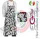 Grembiule Cucina Pettorina con Tascone cm 90x70 Grape Art.704112