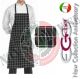 Grembiule Cucina Pettorina con Tascone cm 90x70 Square  Art. 6103121A
