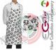 Grembiule Cucina Pettorina con Tascone cm 90x70 Chef Wild Art. 6103105A