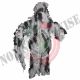 Tuta da Sniper Camo Neve Ghillie Suite Ghillie Militare Cecchino Caccia Fotografia Art. 07703L