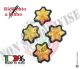 Stella Stelletta a 6 Punte Vendita al Pezzo Ufficiali Canutiglia Rilievo Ricamate a Mano Polizia Locale Vigilanza  Art.NSD-PL6X
