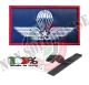Brevetto Paracadutismo Abilitazione Lancio Civile o Militare  Ricamato a Macchina Carabinieri Tuscania Modello Piccolo Polo OP Art. BREV-OPCC