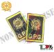 Tubolari Ricamati Bordo Giallo GPG REPUBBLICA® Guardie Giurate Guardia Particolare Giurata Art. GPG-REP-4