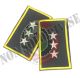 Tubolari Ricamati Bordo Giallo GPG Guardia Particolare Giurata - GPGIPS - Capitano 3 Stella Art. GPG-S3