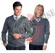Maglia Maglioncino Unisex Collo a V Grigio Amelia Istituto Alberghiero Adria Art. V-A-A