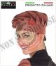 Cappello Josè Cuoco Chef Professionale Pangea Mattone 100% Italia Art.JO0600  