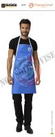 Parannanza Grembiule con Pettorina Falda Bluette con Ricamo Master Chef Masterchef Originali Siggi Art.26PZ0332/B
