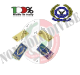 Mostrine Alamari da Colletto Giacca A.E.O.P. Associazione Europea Operatori Polizia  Art. NSD-AEOP-1