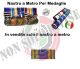 Nastro Militare a Metro Medaglia Al Valore Esercito Italiano  Art.N-MVEI