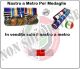 Nastro Militare a Metro Benemerenza Croce Rossa Italiana Art.N-M-MCRI