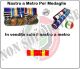 Nastro Militare a Metro Ricordo Missione Ufficio Italiano Interforze Montenegro  Art.N-M-MGF