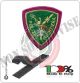 Patch Toppa Polizia di Stato Frontiera Ricamata con Velcro Art.EU512