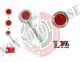 Paletta Segnaletica 3M Viabilità Ambo le Parti Rosse Soccorso Stradale Servizio Assistenza Art. R011227