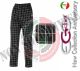 Pantalone Pants Hose Culisse Cuoco Chef Professionale Ego Chef Italia Square Art.3502121A